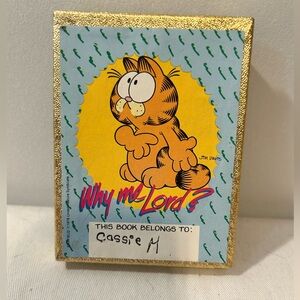 Vintage Garfield 'Why Me, Lord?' Bookplates